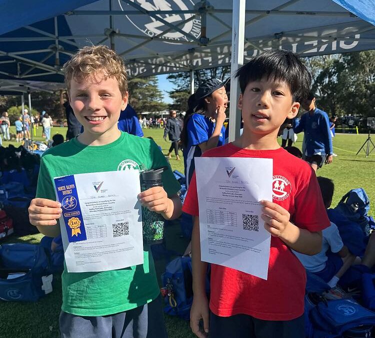Congratulations to our District Cross Country Team.