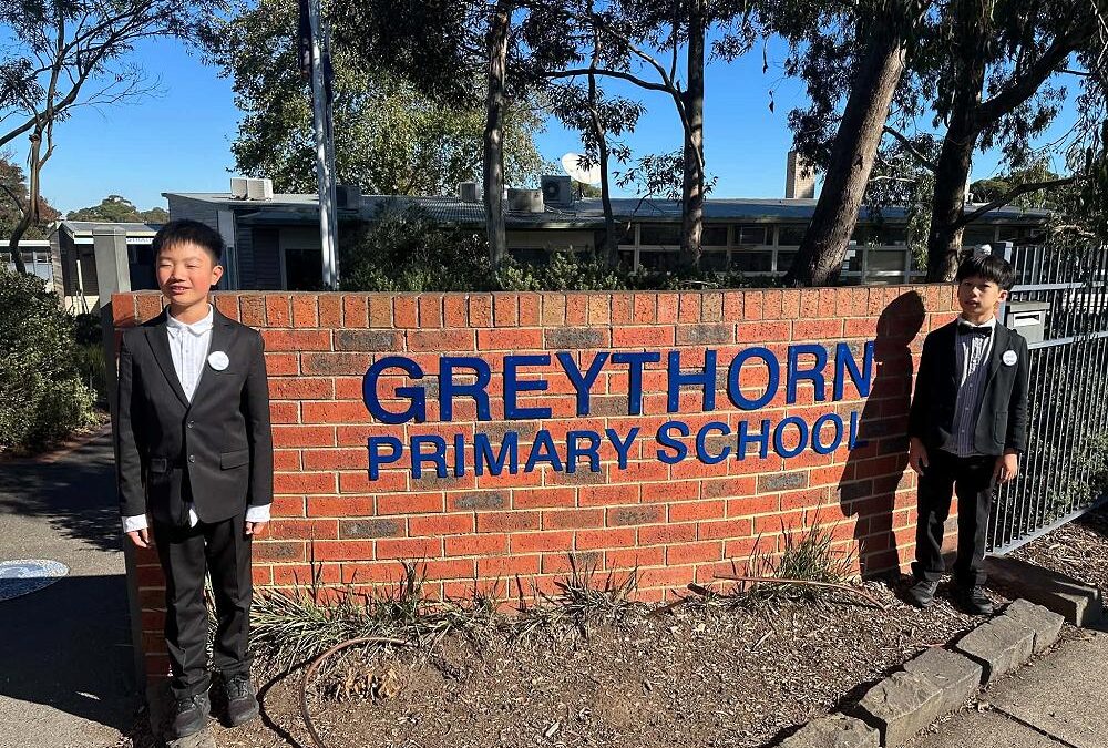 Principal and Assistant Principal for the day!
